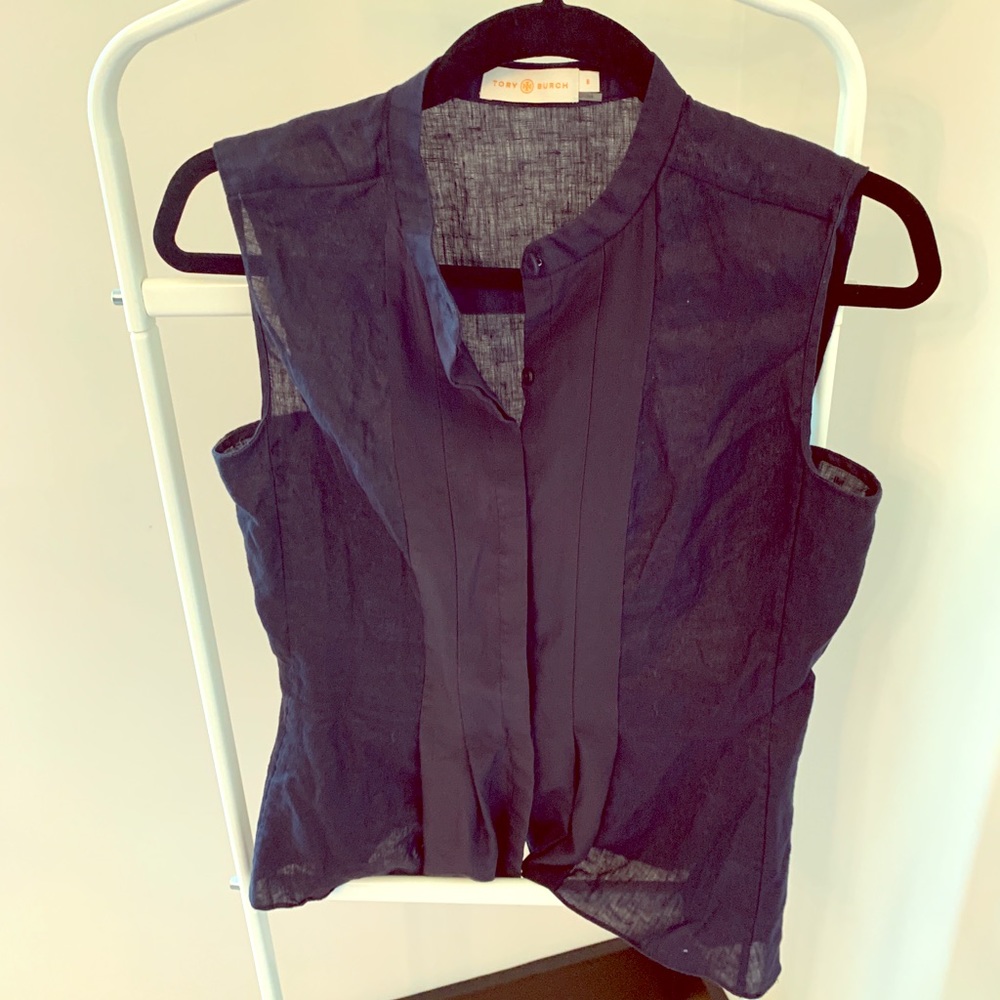 Tory Burch linen tank top